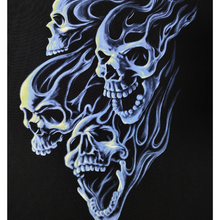 Load image into Gallery viewer, Flaming Skull Screen Printed Tee
