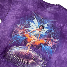 Load image into Gallery viewer, The Mountain Purple acid dyed fairy tee
