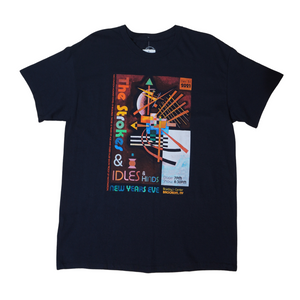 2021 The Strokes & Idles & Hinds New Year Eve tee