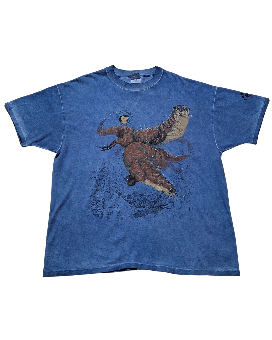 90s New York River Otter Project Pigment dyed tee