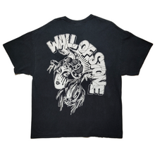 Load image into Gallery viewer, Suburban Scum Wall of Stone Medusa back print  Metal Band tee

