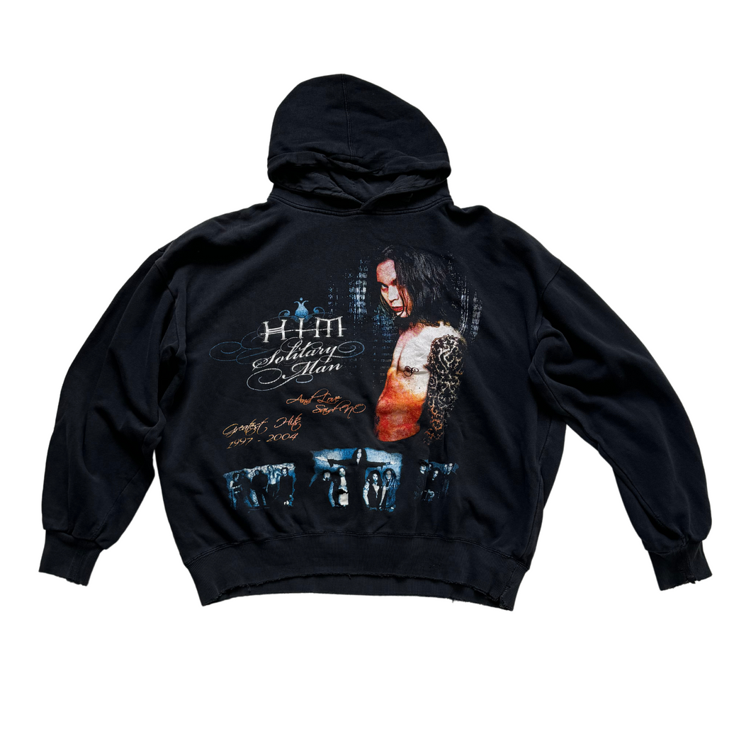 Solitary Man by Him distressed hoodie