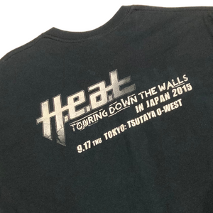 H.E.A.T Tearing down the wall 2015 concert in Japan band tee