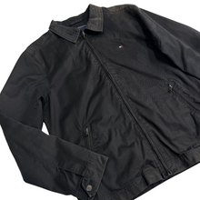 Load image into Gallery viewer, Tommy Hilfiger black harrington jacket
