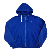 Load image into Gallery viewer, Polo blue zip up jacket
