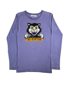 Hysteric lavender thrashed Ls T Shirt