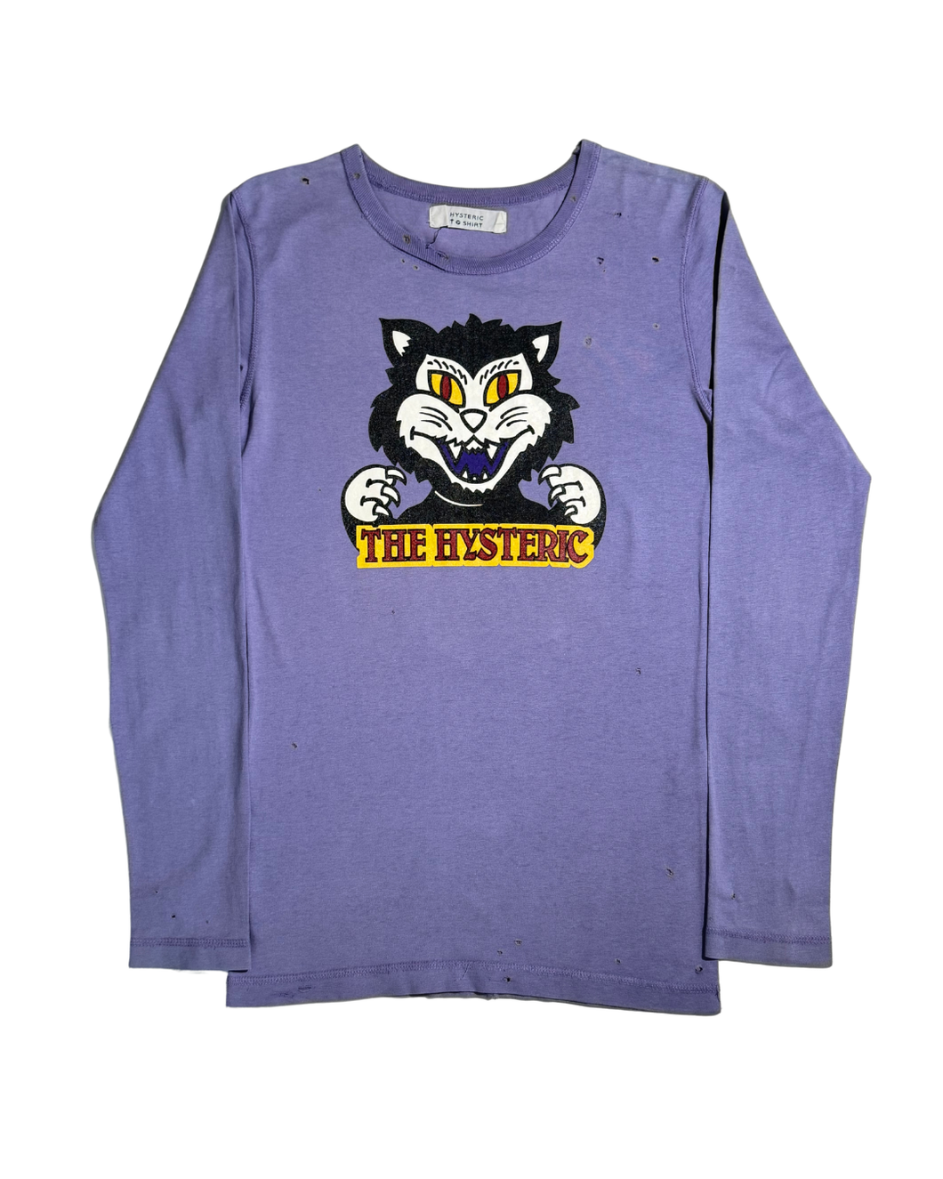 Hysteric lavender thrashed Ls T Shirt