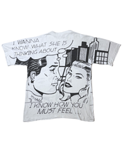 Load image into Gallery viewer, Roy Lichtenstein Pop Art "I Know How You Must Feel, Brad..." Bootleg inspired AOVP Tee
