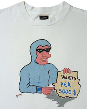 Load image into Gallery viewer, 90s handpainted "Wanted" tee
