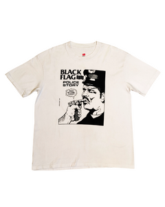 2010s Black Flag Police Story tee