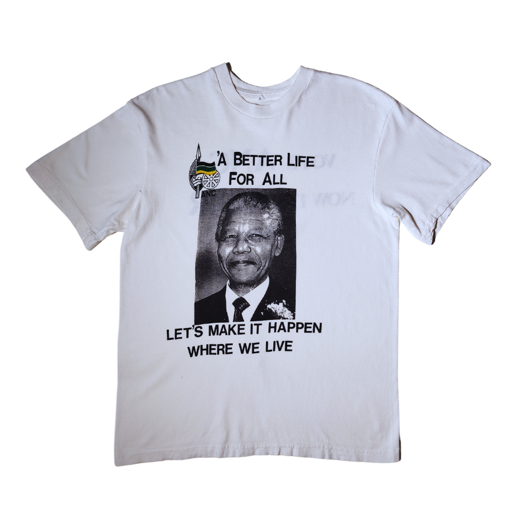 90s ANC A Better Life for All Nelson Mandela Vintage