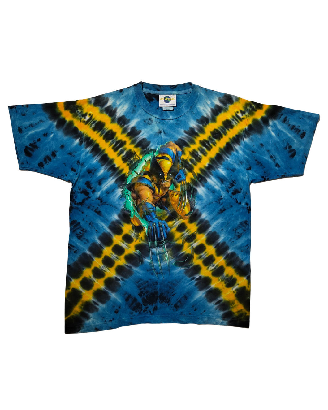 1999 Universal Studio Xmen Wolverine Tie Dye Shirt