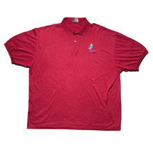 Load image into Gallery viewer, Hanes Red Hawaii Polo shirt ⁠
