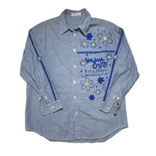 Load image into Gallery viewer, Embroidery denim shirt⁠
