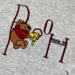 Winnie The Pooh Embroidery Sweatshirt⁠