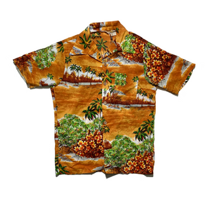 Orange Hawaiian Shirt