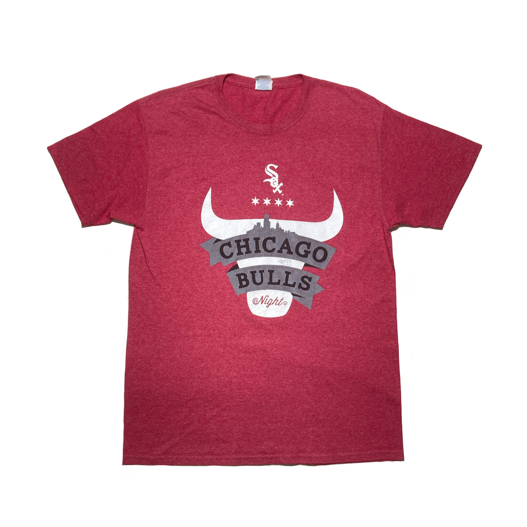 Chicago Bulls & Red Sox Night Fans tee⁠