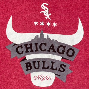Chicago Bulls & Red Sox Night Fans tee⁠