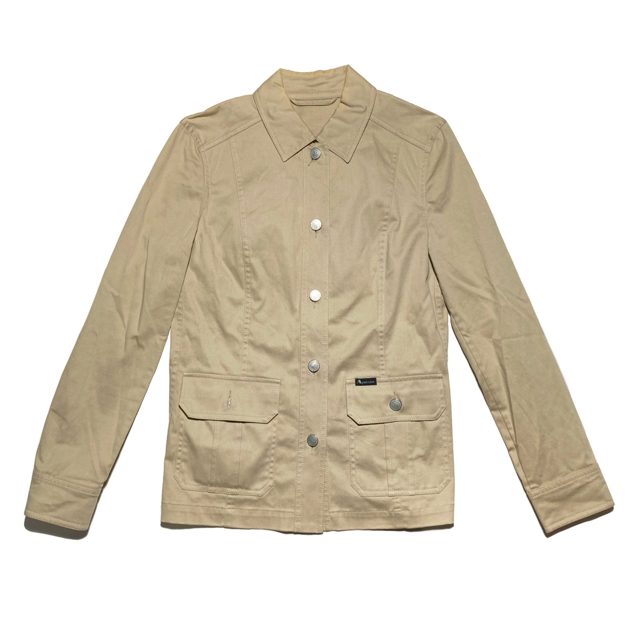 90s Aquascutum khaki women jacket The Palm Tree Office