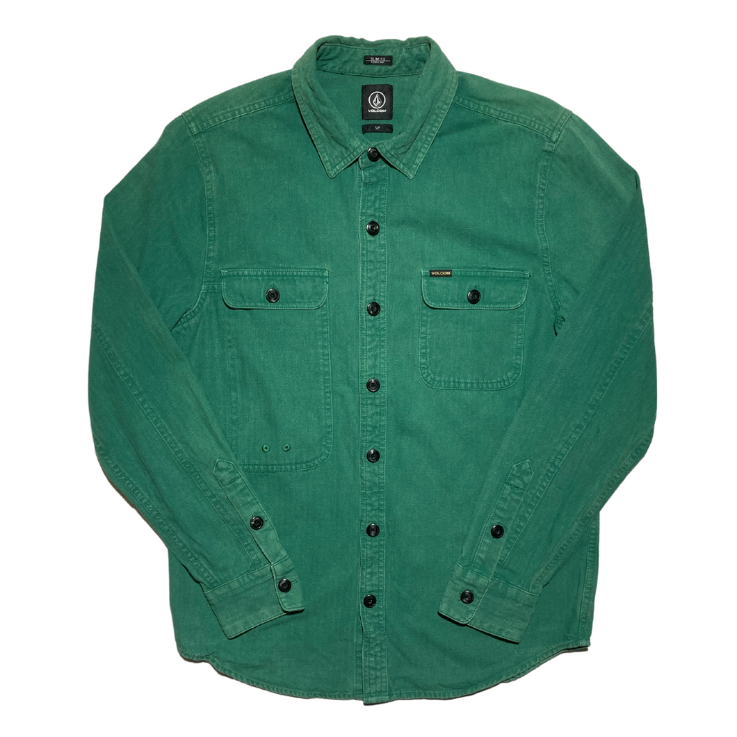 Volcom Green Twill Shirt⁠