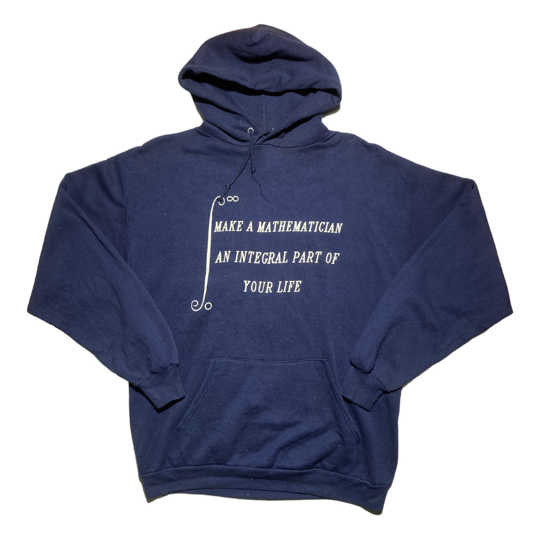 Make A Mathematician An Intergral Part Of Your Life Navy hoodie⁠
